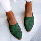 Breakj 2025 Summer New 40-43 Pointed Bun Buckle With Flat Sandals Female 0102