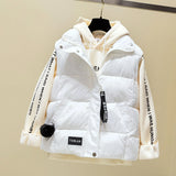 Women Sleeveless Jacket Fall Short Coat Women Waistcoat Female Body Warmer Ladies White Vest Witner Chalecos Para