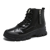 Winter Casual Sports Women Boots for Ladies Zipper Sewing Motorcycle Ankle Boot Shoes Woman Street Style Zapatillas