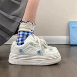 Breakj Wind Star Little White Shoes Women 2025 Autumn New High-Value Leisure Sports Shoes Fashion Trend Skate