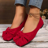 Lightweight Soft Bean Bean Shoes Women's New Spring And Autumn New Bows Comfortable And Anti-Slip Women Single