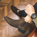 Breakj Men's High Bang Boots Leather Men's Martin Boots