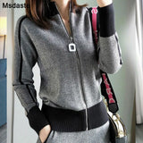 women clothing set casual body suits cardigan pants outfits spring plaid two pieces set woman knitted