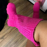 Women's Boots Luxury Brand 2023 New Women's Thick-soled Thick-heeled Warm Boots Women's Towel Cotton Boots Motorcycle