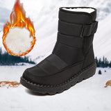 Fashion MenWinter Boots Fur Men Snow Boots Couple Keep Warm Winter Cotton Shoes Waterproof Botas Hombre Outdoor Men