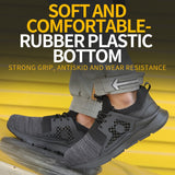 Safety Work Shoes Steel Head Kevlar Insole Wear Resistant Boots Indestructible Short Sneakers Puncture-Proof Walking