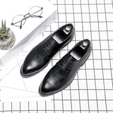 Breakj Men's Shoes Large Size British Formal Shoes 45 46 Men's Shoes