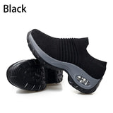 Women Sneakers Running Shoes Sports Shoes Breathable Mesh Comfortable Platform Shoes Air Cushion Sneaker
