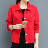 Coat Streetwear Style Women's Jacket Jeans Boyfriend Outwear Female New Spring Autumn Casual Cowboy Outwear Jackets