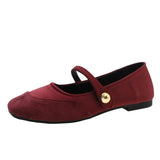 Breakj And Autumn 2025 New Fashion Cloth Splicing Side Light Mouth Comfortable Flat Single Shoes Casual Fashion Women's