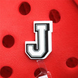 PVC Shoe Buckle Accessories DIY Combination English Alphabet Shoes Decoration Jibz for Croc Charms Bracelets Kids