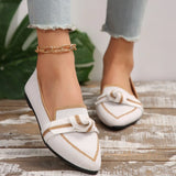 Breakj 2025 Spring Tip Flat-Soled Single Shoes Large-Size Fashion Flying Pedal Casual Women's