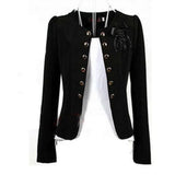 Blazers 2018 Plus Size L~4XL 5XL Outwear Casual Slim Short Lady Blasers Coats Jackets with Brooch Chaqueta Mujer