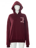 Women Sweatshirts Letter Embroidery Hooded Fashion Long Sleeve Warm Soft Loose Casual Autumn Vintage Sport Basic