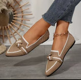 Breakj 2025 Spring Tip Flat-Soled Single Shoes Large-Size Fashion Flying Pedal Casual Women's