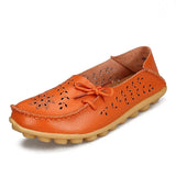 Leather Women Flat Shoes Ballet Trainer Leisure Shoes Woman Flower Sneakers For Women 2021 Candy Color Nurse