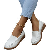 Doudou Shoes For Women In Summer 2023 Round Head Flat-Bottomed Simple Casual Mother