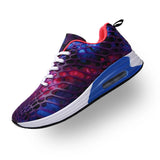 Professional Air Cushion Mesh Breathable Couple Running Shoes Army Green Spring Autumn Walking Shoes Men Women