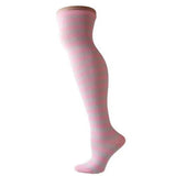 High Striped Cotton Socks Cute Stripe Printed Sock Women Over Knee Long ThighPlus Size Overknee Socks
