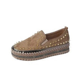 Womens Loafers Shoes Female Footwear Clogs Platform Casual Sneaker Crystal Round Toe Modis Slip-on Big Size Dress New Creepers