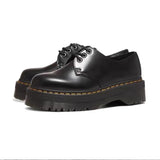 Fan Vintage Muffin Thick Soles Show Legs Long Autumn 2023 New 3-Hole Martin Boots Ins Fashion Mary Jane