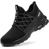 Footwear Man Work Shoes Men's Cushioning Safety Shoes Indestructible Lightweight Men Boots Steel Toe Shoes
