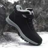 Hiking Shoes Boots for Men Women Keep Warm Plush Non-slip Caminhadas Trekking Ankle Boots Waterproof Sneakers Casual