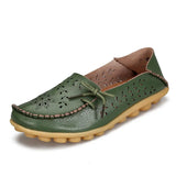 Leather Women Flat Shoes Ballet Trainer Leisure Shoes Woman Flower Sneakers For Women 2021 Candy Color Nurse