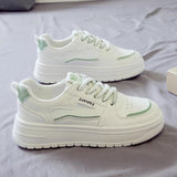 Breakj Version Of Small White Shoes Women's 2025 Summer New Leisure Sports Breathable Old Shoes Women's Thick-Soled High-Span