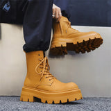 Breakj Platform Derby Martin Boots
