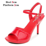 Color Dress Party Shoes Women Fashion Design Sexy Catwalk Sandals High Heels Platform Stiletto Girls Shoe Club