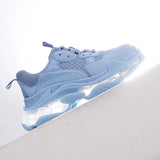 Shoes 2021 Crystal Bottom Sport Shoes Fashion Casual Chunky Sneakers Breathable Blank Sneakers Brand Women's
