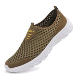 Sneakers Shoes for Men Breathable Mesh Lightweight Casual Walking Shoes Slip-On Driving Men Loafers Zapatos