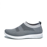 Women Sneakers Lightweight Women's Sport Shoes Slip On Flats Shoes Women Loafers Plus Size Walking Flats Female