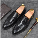 New Tassels Mens Dress Shoes Leather Loafers Men Shoes Breathable Formal Wedding Shoes Herren Schuhe Zapatos De