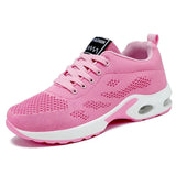 Shoes Women 2021 Breathable Casual Shoes Outdoor Light Weight Sports Shoes Walking Platform Ladies Sneakers Black
