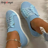 blue pink Shoes Woman Flats basket Comfortable Mesh Lace up Sneakers Women Chaussure Femme Vulcanize Shoes sneakers