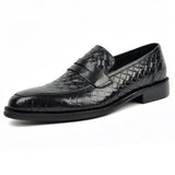 New Tassels Mens Dress Shoes Leather Loafers Men Shoes Breathable Formal Wedding Shoes Herren Schuhe Zapatos De