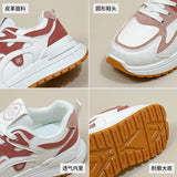 Breakj Korean Version Of The Thick Platform Dad Shoes Spring 2025 New Street Shot Student Running Sneakers Increased Leisure