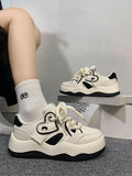 Korean Version Of Thick-Soled Small White Shoes Children's Autumn Breathable New Love Shoes For All Kinds Of Students' Sports Board