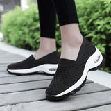 Women's Summer Sneakers Breathable Socks Sport Running Shoes Women Air Cushion Running Sneakers Women Jogging