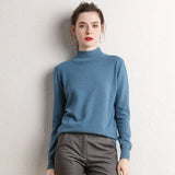 Sweater 2020 New O-neck Female Long-sleeved Knitted Pullover Jumper Pull Femme Clothes White Slim Thin Casual