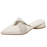 elegant Heels Summer women's Shoes Woman Sandals leisure slippers comfortable Open toe Slip-On