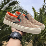 Chessboard Canvas Shoes for Women Casual Sneakers Ladies Walking Shoes Slip on Loafers Sport Shoes Baskets Femme