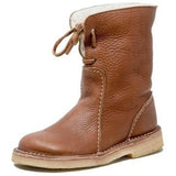 Breakj Large-Size Women's Cotton Boots New Size 43 Medium Boots Women's Casual Snow Martin