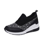 Spring New Slope And Lazy Shoes In The Height Of The Water Drill Casual Sneakers Women's