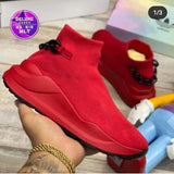Casual Shoes Spring and Autumn New Mesh Breathable Shoes Fashion Chain Slip-On Wedge Heel Thick Sole Casual