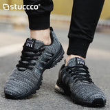 New Men Shoes Casual White Sneakers Air Mesh Summer Breathable Hard-Wearing Slip-On Athletic Tenis Shoes for Men Big