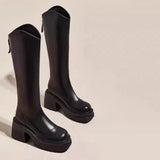 Breakj Style High-Sleeve Boots Winter 2025 Korean Version Of The Burst Net Red With The Same Leg Long Thin Fashion