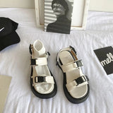 Women Sandals Fashion Summer Breathable Thick Bottom Women's Beach Slides Mesh Causal Back Strap Women Platform